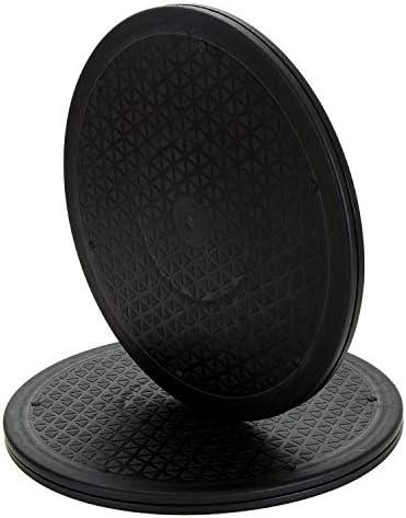 Lawei 2 Pack 12 inch Heavy Duty Rotating Swivel Stand with Steel Ball Bearings - Lazy Susan Turntable for Flat Panel Monitors, TV's, Potted Plants, Stereo Speakers