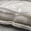 Joywell Ivory Back Tab Rod Pocket Linen Curtains 84 Inches Long 2 Panels for Living Room Bedroom Neutral Boho Farmhouse Rustic Light Filtering Semi Sheer Curtains Window Treatment 52x84