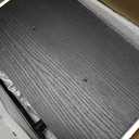 Floating Shelves Bathroom for Wall, Bathroom Shelves Over Toilet, Wall Shelves & Book Shelf for Room, Hanging Shelf, Modern Wooden Mounted Floating Shelves, 12x7x1.5 in (Black, Set of 2)