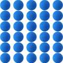 30 Pcs Blue Mini Soft Foam Balls Assorted Play Balls Lightweight Mini Play Balls Sponge Balls for Crafts Birthday Party Favors Bag Gifts Fillers Carnival Prizes Gift for Classroom (Blue)