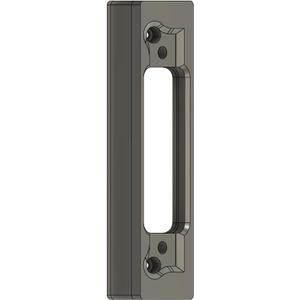 Angled Doorbell Mount compatible with Eufy E340 Security Video Doorbell (35-Degree, Black)