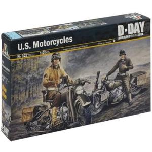 Italeri 1: 35 U.S. Motorcycles WWII 0322S