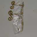 6-Inch Gold Plate Stand - Collapsible Iron Easel for Artwork & Photos (2-Pack)