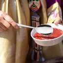 Anbers 8 Pieces Large Serving Spoons, 9.45 Inches, Stainless Steel Catering Serving Spoons