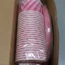 219 Pcs Pink Hero Birthday Party Decorations Girl Pink Comic Hero Plates Napkins Cups Tablecloth Cutlery Straw Disposable Tableware Set for Birthday Baby Shower Party Supplies, Serves 24