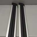 Ski and Snowboard Roof Racks, Ski Roof Racks with Anti-Theft Lock Racks Carrier for Snowboard Universal Ski Top Holder Fits for Square/Round/Aero/Oval Cross Bars, Sliver (24.3 inch, Silver)