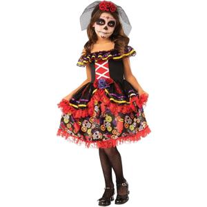 Rubies Girls Opus Collection Day of the Dead Girl Costume (Large, As Shown)