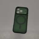 TOCOL for 17 Pro Case, Full Camera Protection, Built-in Magnetic Ring, Compatible with Magsafe Charger, Drop Protection, Translucent Matte Phone Case for iPhone 17 Pro 6.3 inch (Alpine Green)