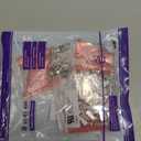 VCELINK Cat7 Cat6A Shielded Pass Through RJ45 Connectors, UL-Listed 3-Prong Gold Plated CAT7 Modular Plug for Solid or Stranded STP/FTP Eternet Cable (50-Pack)