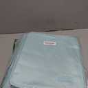 SUNEE Zippered Binder Bag with Handle, 2-Inch 3-Ring O-Ring, 500-Sheet Capacity, Includes Zip Pocket, 5-Tab Expanding File Folder, Multi-Pocket Organizer Binder for Middle School, Sky Blue