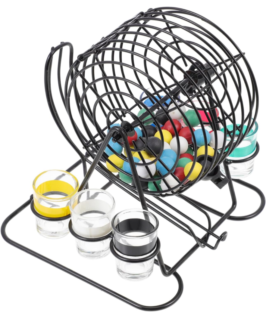 Bar Crafters Classic Drinking Bingo Game 6 shots 8 inch x 8 inch