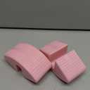 WJCJTJL Dorm Bed Ladder Foot Support – Durable Plastic Step Pad with Anti-Slip Surface for Loft Beds – Foot Saver, Easy Snap-On Design, Fits Most College Dorm Bed Ladders (Pink (2 Pack))