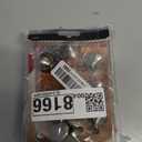 Amerock | Cabinet Knob | Satin Nickel | 1-1/4 inch (32 mm) Diameter | Edona | Drawer Knob | Cabinet Hardware (Pack of 10)