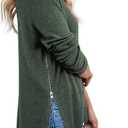 Long Shirts for Women to Wear with Leggings Green L 