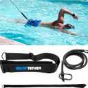 Swim Tether Belt Travel Pack for Stationary Swimming in Pools and Swim Spas - Summer Season 2024 - Small/Medium (Large/Extra Large)