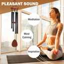 Sympathy Wind Chimes, Memorial Gifts for Loss of Loved One Women Men Wind Chimes, While I was Strong WindChimes for Outside, Condolences Bereavement Gifts for Loss of Mom Dad, 26" Inches