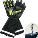 Snake Bite Proof Gloves Dexterous Animal Handling Tool Full Cover Kevlar material Reinforced Puncture Protection For Rattlesnake Cobra Pets Dogs Cats Reptiles, One Size