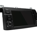 Car Stereofor BMW E46 3 Series 1999-2004 Compatible with Wireless Carplay/Android Auto with 7 inch IPS Touch Screen/Bluetooth/Mirror Link/FM/AM/USB/High Power