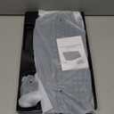 Wireless Keyboard and Mouse Combo, 2.4G Full Size Wave Keys Ergonomic Keyboard with Wrist Rest and 3-Level DPI Adjustable Wireless Ergonomic Mouse for Windows, Mac OS Desktop/Laptop/PC(Black)