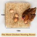 Chicken Nesting Pads 13 x 13 inch (10 Packs) for Hens, Chicken Coop Nest Liners with Premium Cushioning