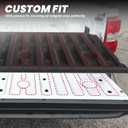 LASFIT Truck Tailgate Mat for Ford Maverick 2026 2025 2024 2023 2022 Hybrid & Gasoline Truck Bed (Not Fit Drop-in Liners) Custom Fit All Weather Protector TPE Easy-Clean Tailgate Liner,1pc Black