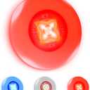 GoSports Ultimate Light Up Flying Disc - 175 grams with 4 LEDs - Multi, Red, or Blue
