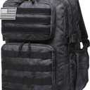 Wotony Military Tactical Backpack for Men Waterproof Daypack 3 Day Assault Pack Molle Bag with Water Bottle Holder