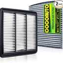 (1.5L Gas) COCOAUTO Engine & Cabin Air Filter Kit for CRV 1.5L Gas Only (20232025), NOT for Hybrid /2.0L! Fits Civic 1.5L (202225), Replace 1722064AA00, PA99892, A21805, 80292TF0G01