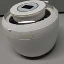 Ultrasonic Retainer Cleaner 45kHz Dental Cleaning Machine With 6 U/V Lights Adjustable Buzzer Alarm 200ML Capacity White