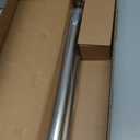 Ivilon Drapery Treatment Window Curtain Rod - Square Design 1 1/8 Rod. 72 to 144 Inch. Satin Nickel