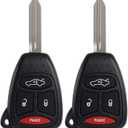 Key Fob Replacement Fits for Chrysler 300 Aspen 2005 2006 2007 2008 2009 Dodge Charger Durango Jeep Commander Grand Cherokee Keyless Entry Remote Control KOBDT04A 05179512AA 05170486AA