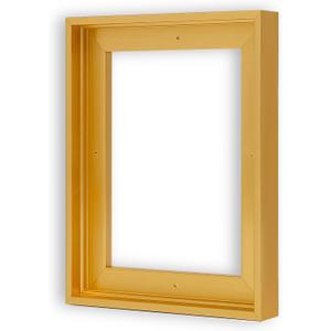 Canvas Floater Frames for 16"x20"Canvas Paintings,Canvas Frame,Floating Frames for Canvas with 0.6"~0.9" Deep for Wall Decor (Gold)