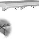 Folding Concession Shelf 24" x 12", Stainless Steel Drop Down Wall Mounted Foldable Shelf for Food Truck Serving Windows, Kitchen Prep