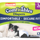 Hartz Comfitables Dog Diapers, Large 12 Count