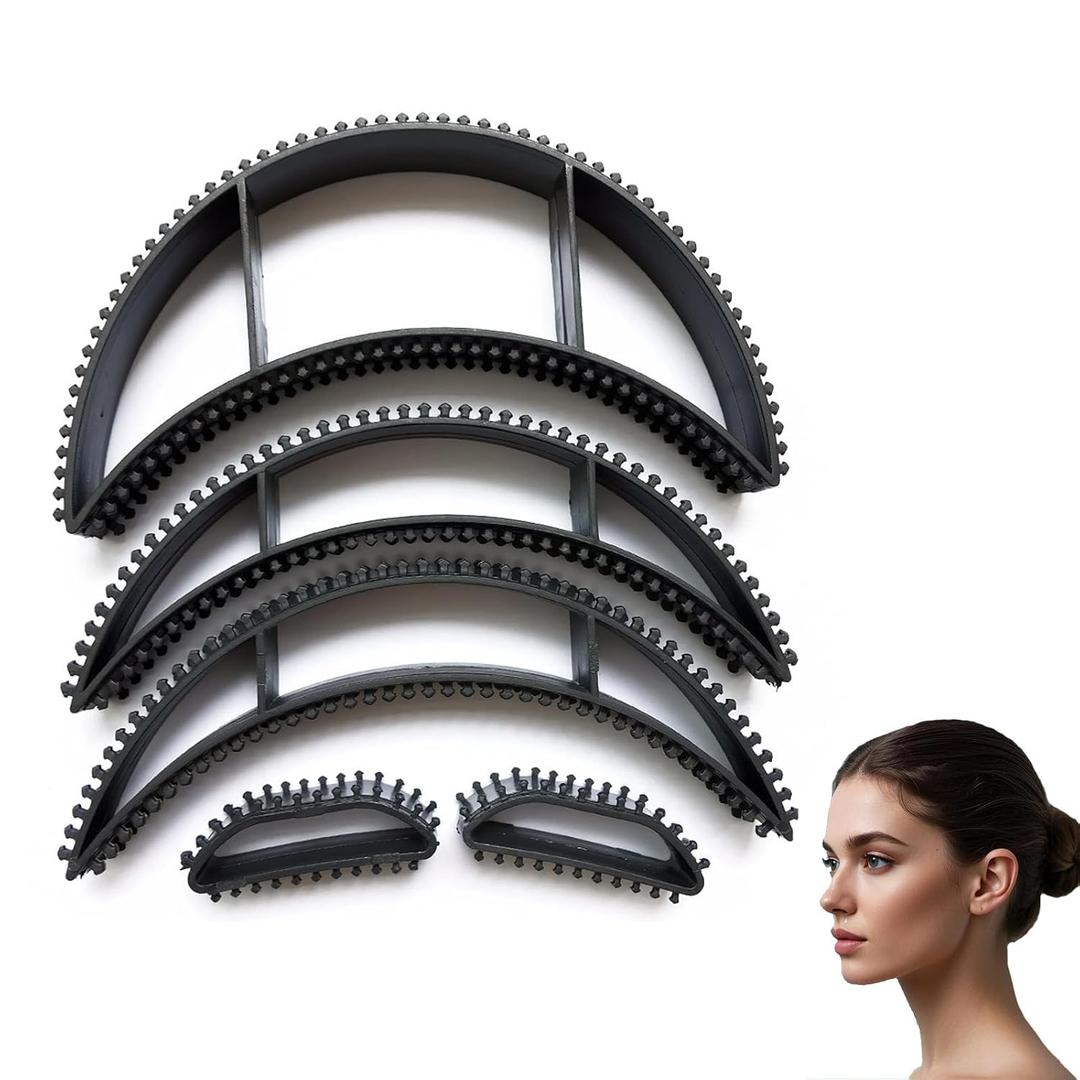 5pcs Bump It Hair Accessory Set - Includes Hair Bumps for Volume Insert, Bump It Up Headband, and Hair Volume Clips for Women-Great for Creating Volume with Bumpits for Hair