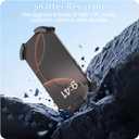 Phone Holder Compatible with Segway Ninebot-for Scooter,Bike,and Motorcycle,Shockproof and Anti-Shake,Handlebar Clamp,Black