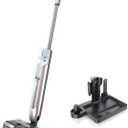 Shark WW201 HydroDuo with Dirt-Reveal Technology, Cordless, Hard Floor Cleaning System, Wet & Dry Debris Pickup, Mops & Scrubs All at Once, Hardwood, Tile, Laminate & Stone, Stone Metallic 