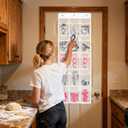 Cookie Cutter Storage Bag, Cake Decorating Supplies Accessories Bag, 15 Large 7 x 5.5 inches Pockets Hanging Transparent Cookie Cutter Organizer on The Door, Baking Supplies Storage