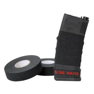Aolamegs 2 Roll Gun Grip Tape - 1 Inch x 27.34 Yards Black Goon Tape, Multipurpose Tape Handle Protector, Non-Slip Strong Over Grip Tape for Guns, Rifles and Shotguns