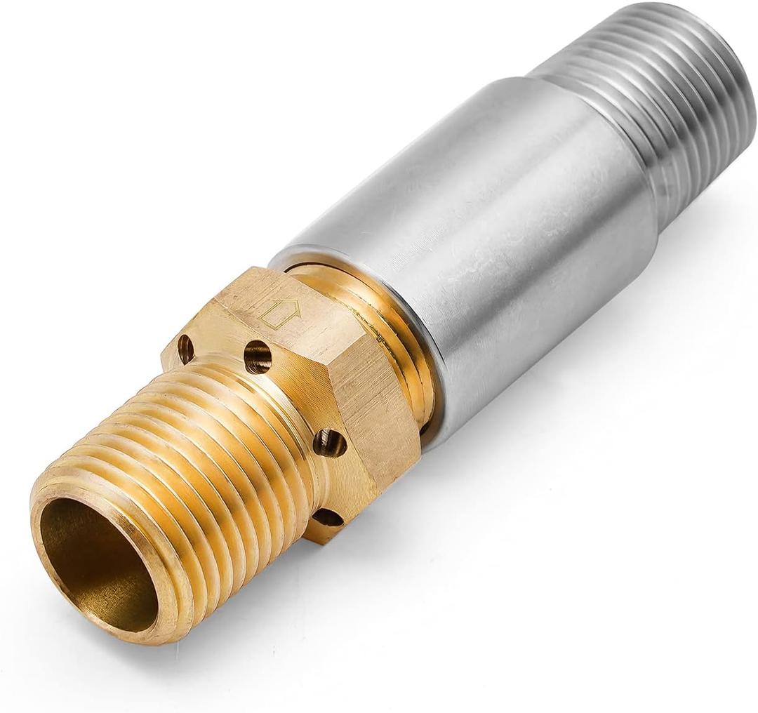 Stanbroil LP Propane Gas Fire Pit 1/2" Air Mixture Valve - High Capacity 150K BTU Stainless Steel
