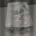 Pipishell 3 Tier Rolling Cart Organizer, Plastic Rolling Cart with Lockable Wheels & Reinforced Handle, Lightweight Utility Cart Storage Cart for Nursery, Kitchen, Bathroom, Craft Room, White, PIUC14W