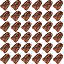 36PCS Orange and Black Cheerleading Pom Poms Metallic Foil Plastic Pom Poms with Baton Handle for Game Sports Squads Dancing Party Football Basketball Club Spirit Sports Stage Performance Celebration