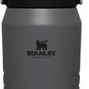 Stanley IceFlow Flip Straw Jug with Handle 64 oz| Twist On Lid and Flip Up Straw | Leak Resistant for Travel and Sports | Insulated Stainless Steel |BPA-Free |Charcoal