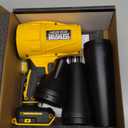 Cordless Leaf Blower for DeWALT 20V Battery,580000RPM Brushless Turbo Jet Blower with 3 Nozzles, Lightweight Handheld Blower for Patio, Lawn, Yard, Leaves, Dust, Garage & Snow Cleaning (No Battery) (Yellow)