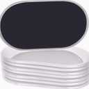 Ezprotekt 8 Pack Large Furniture Movers Sliders for Carpet, 9 1/2" x 5 3/4" Reusable Oval Furniture Moving Pads for Heavy Duty Bed Sofa Fridge Couch Cabinet, Move Items Quickly and Easily (Beige)