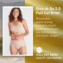 ExOfficio Women's Give-N-Go 2.0 Full Cut Brief - Breathable Durable Easy Care Travel Underwear (Beige, XXXL)