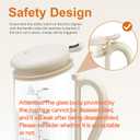 Dancongtea 48 oz Nut Milk Maker Machine with 16 Blades, 8 in 1 Automatic Homemade Almond, Oat, Soy, Plant-Based Milk and Dairy Free Beverages, Almond Maker, Self-cleaning, Keep Warm/24-Hour Delay