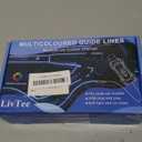 LivTee Smart LED Car Lights Interior with USB Port, LED Strip Fiber Optic Ambient Lighting Car, Wireless App Control, Sync to Music, Car Decorations Interior Accessories Gifts for Women Men, 6 in 1