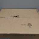 IRIS USA Large Open Top Cat Litter Box with High Sided Walls Tall Scatter Shield Scoop Included Easy Clean Plastic Pan Stain Resistant for Cats Kittens Indoor Multi-Cat Households 2-Pack Black