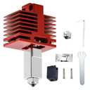 tz4.0 Upgrade x1c p1s Hotend High Flow Extrusion Head Kit Compatible with Bambu lab X1 Carbon X1 X1C P1P/P1S Series 3D Printers, with Removable Hardened Steel 0.4mm Nozzle, 3D Printer Accessories